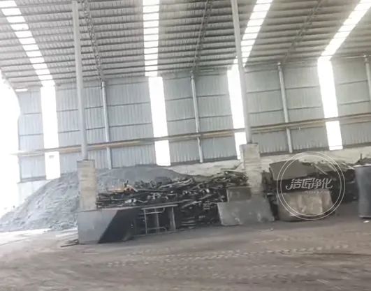 潔匠凈化·的凈工業(yè)除臭劑_為陶瓷廠煤氣站安裝100+個高壓噴霧頭！Dejing的凈?除臭顯實力！